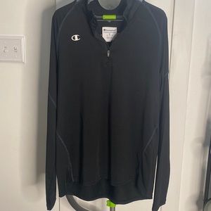 Mens/teens champion long sleeve 1/4 zip